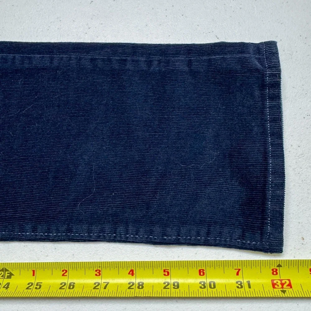 Banana Republic Corduroy Pants Mens 30x32 Blue Washwell Slim Stretch Casual NEW‎